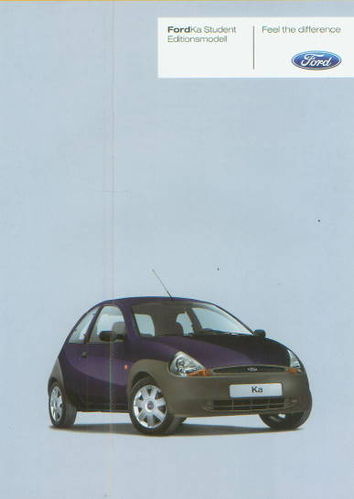 Ford Ka Student Prospekt + Preisliste 2006