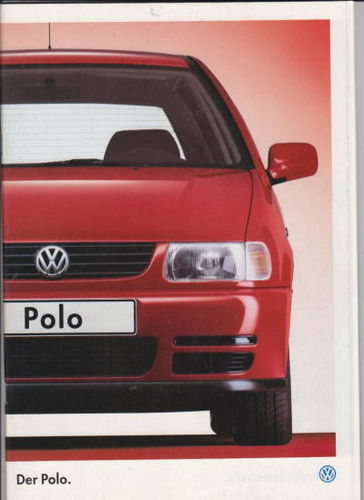 VW Polo Werbeprospekt 1996