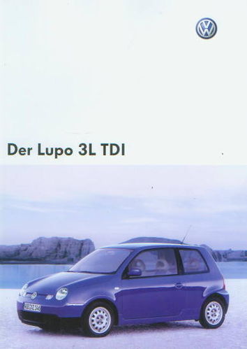 VW Lupo 3L TDI Autoprospekt Mai  2003