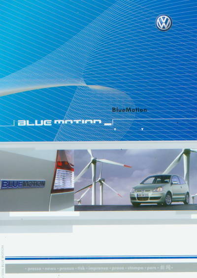 Presseinformation VW Blue Motion 2006  100*