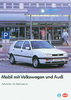VW AUDI Fahrhilfen fuer Behinderte Prospekt 1992