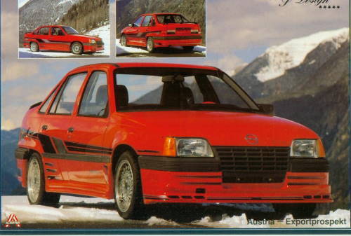 Opel Kadett E Stufenheck Prospekt