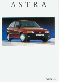 Opel Astra Prospekt brochure 1993  201