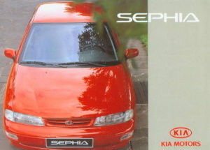 Kia Sephia neuwertiger Auto-Prospekt