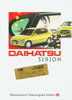 Daihatsu Sirion Autoprospekt Juni 1998