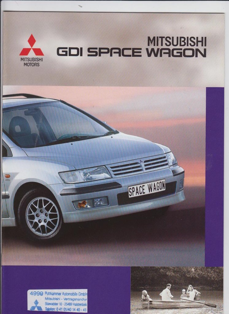 Mitsubishi GDI Space Wagon Prospekt 1999 358*