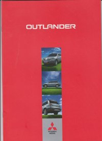 Mitsubishi Outlander Prospekt Broschüre 2003