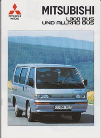 Mitsubishi L300 Bus Allrad-Bus Prospekt 1993 347*
