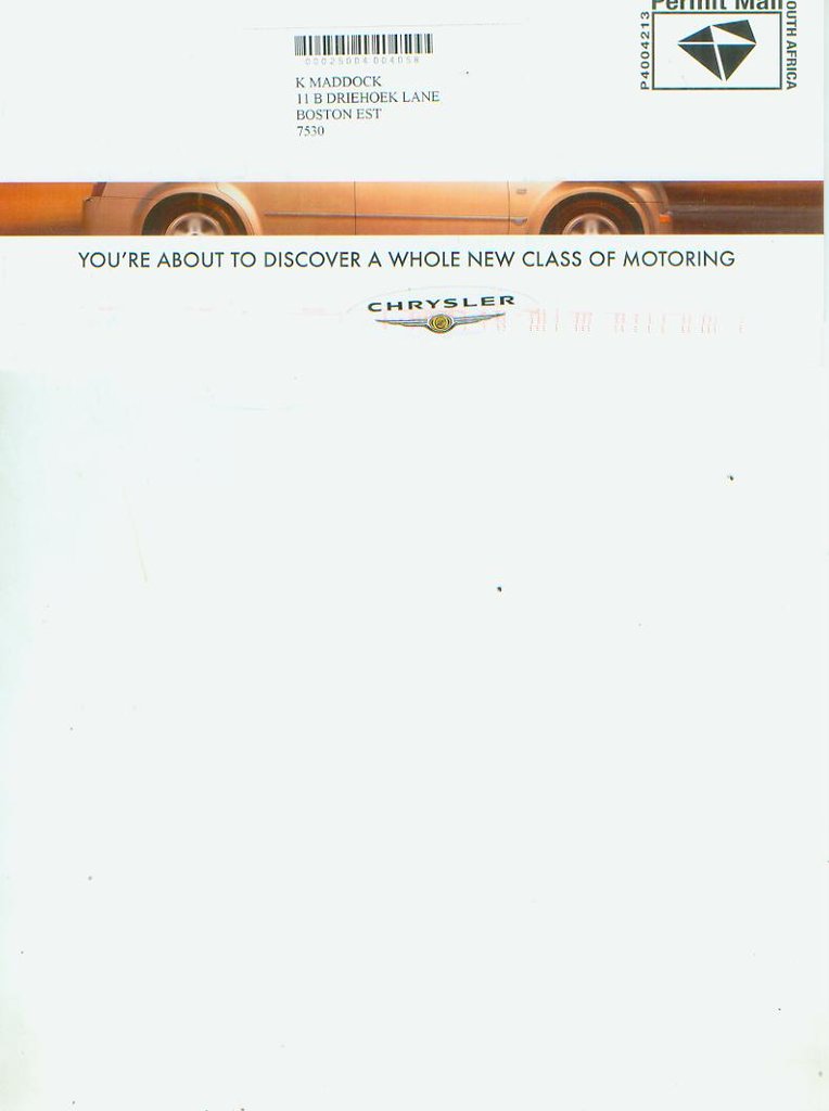 Chrysler 300 C Prospekt brochure 2005 USA 397*