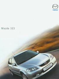 Mazda 323 Prospekt brochure 2002 -450*