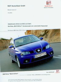 Seat Ibiza Bild Edition Presseinformation 2006