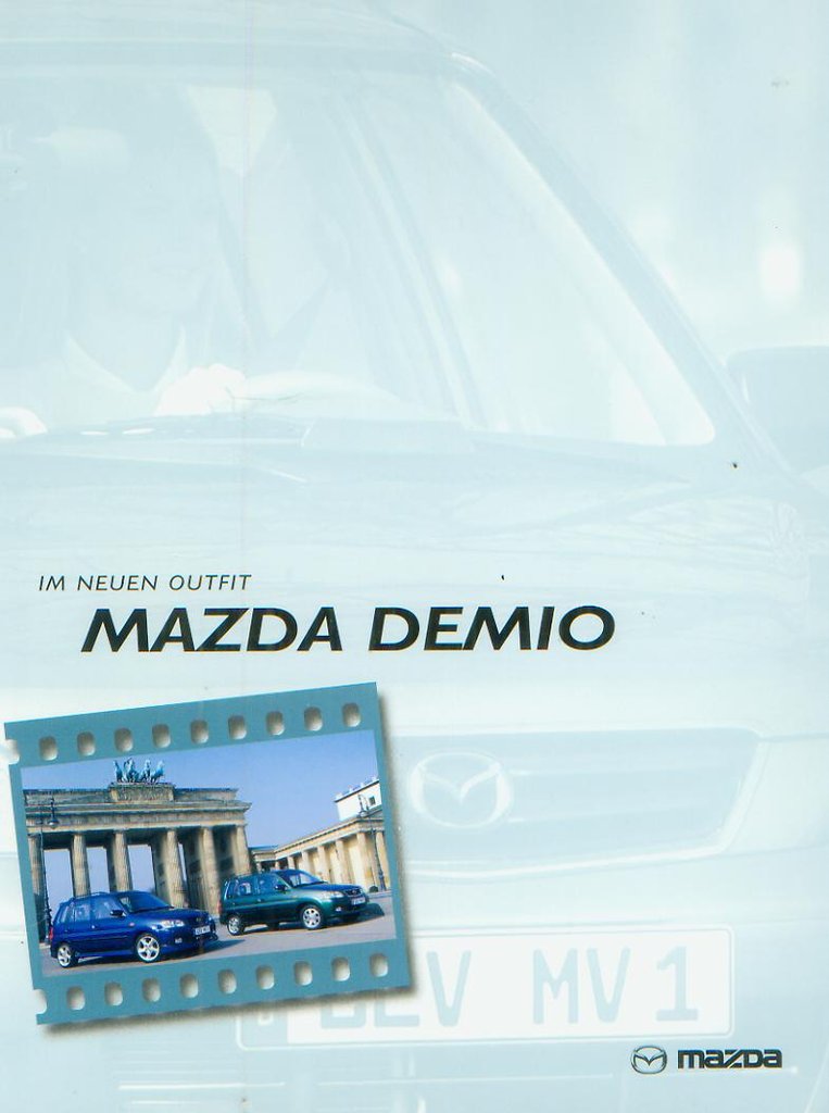 Mazda Demio Pressemappe 480