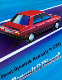Renault 9 Diesel Autoprospekt 579*