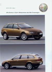 Alfa Romeo Crosswagon Presseinformation 2004 -594