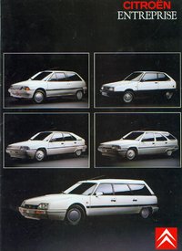 Citroen Entreprise Werbeprospekt F 1989