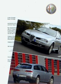 Alfa Romeo Crosswagon Q4 Presseliteratur 2004