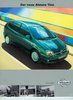Nissan Almera Tino Werbeprospekt 2000