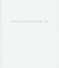 Renault Modellprogramm 1996 Werbeprospekt 688*
