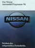 Nissan Automobil Programm 1989 Autopprospekt 674*