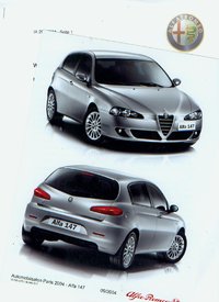 Alfa Romeo 147 Presseliteratur aus  2004  -710