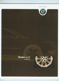 Skoda Superb Prospekt Zubehör 2004