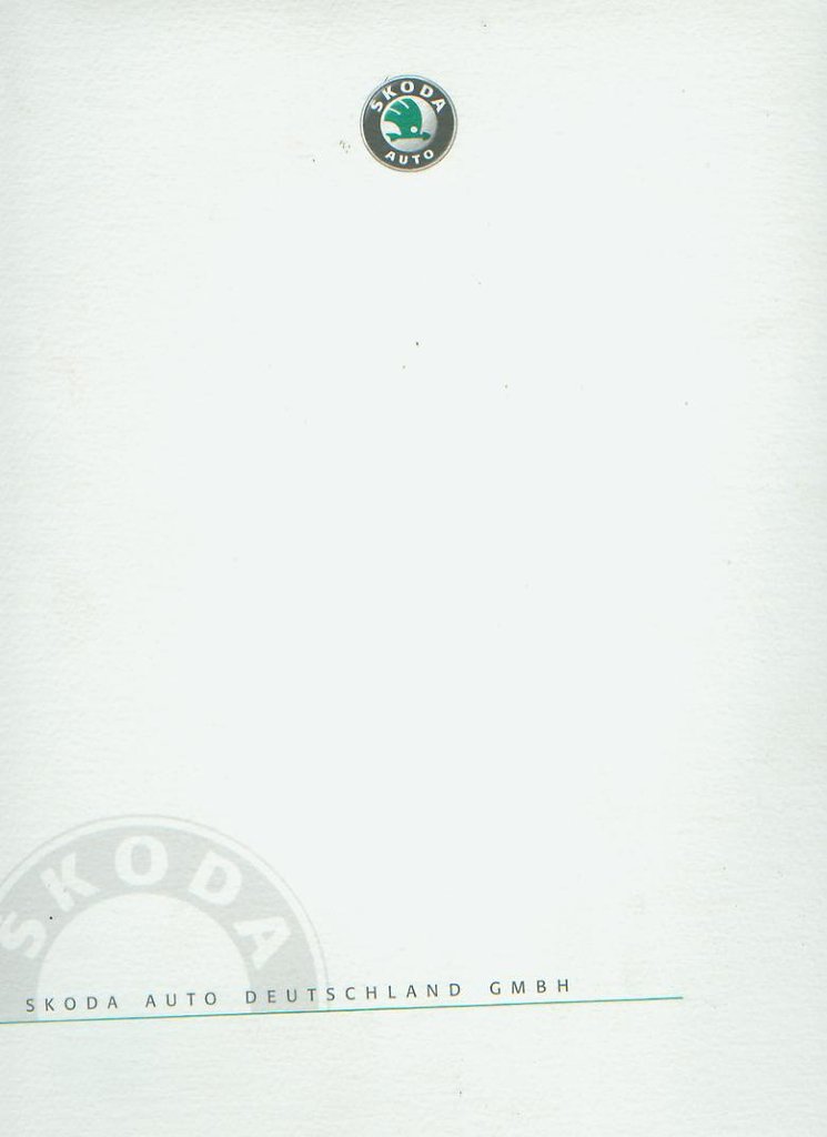 Skoda Octavia Pressemappe 2001 748