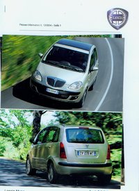 Lancia Musa Presseinformation aus 2004  -785
