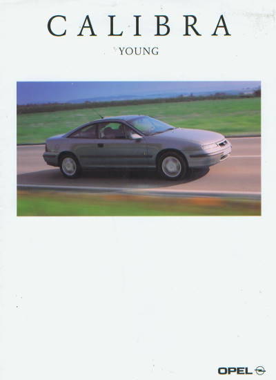 Opel Calibra Young Autoprospekt 1995