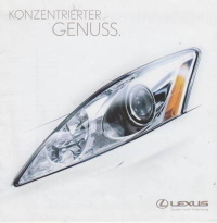 Lexus IS 250 Autoprospekt 829*