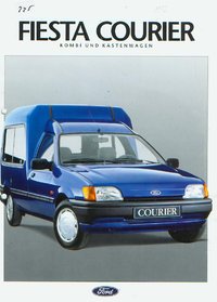 Ford Fiesta Courier Prospekt brochure 1992