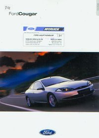 Ford Cougar Prospekt 2000 brochure