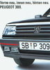 Peugeot 309 Werbeprospekt 1989 -910*