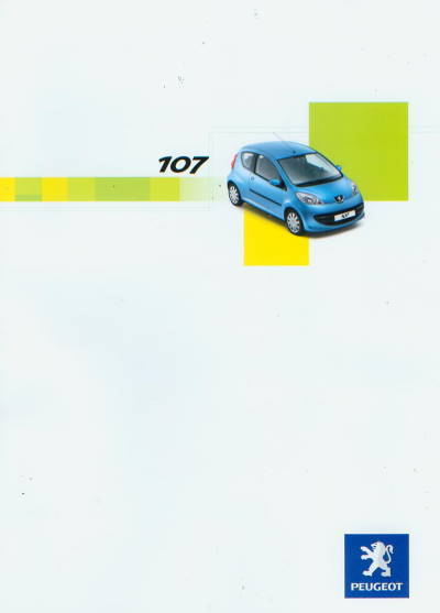 Peugeot 107 Autoprospekt 2005 -913*