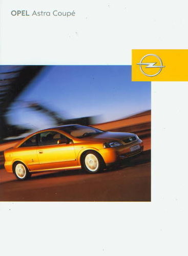 Opel Astra Coupe Werbeprospekt 2002 -922