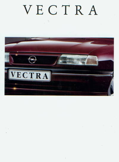 Opel Vectra Autorospekt 1992 + Technik - 933*