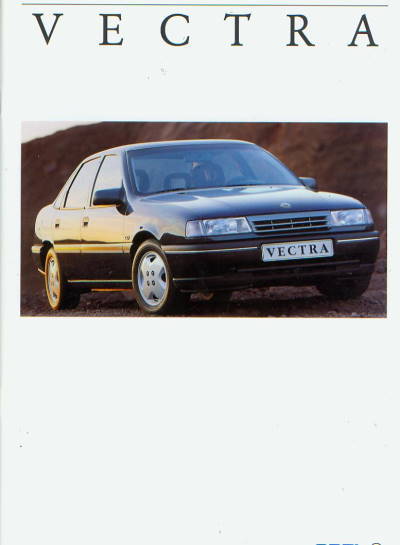 Opel Vectra Autoprospekt September 1991 -931*