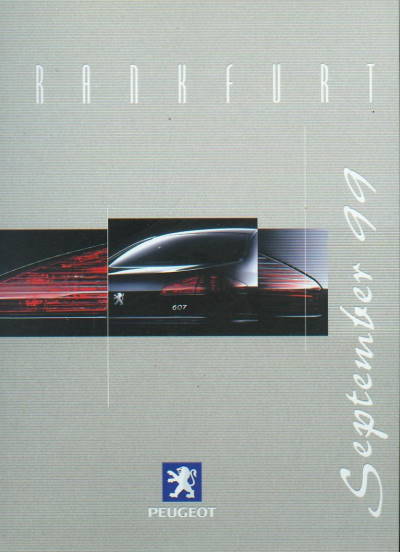 Peugeot IAA 1999 Pressemappe 936)