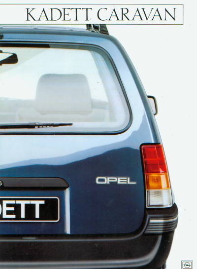 Opel kadett E Caravan Autopprospekt 1987 -940