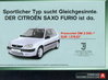 Citroen Saxo Autoprospekt 2000