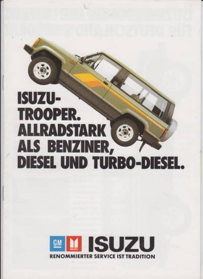Isuzu Trooper Prospekt 1984