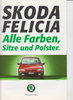 1043 Skoda Felicia Farbkarte 1994