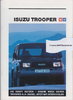 Kraft: Isuzu Trooper Prospekt Broschüre 1989