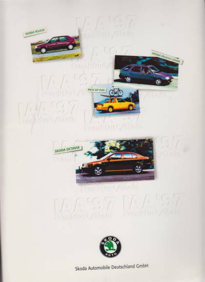 Skoda Pressemappe 1997