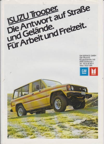 Isuzu Trooper Prospekt