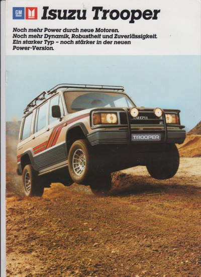 Isuzu Trooper Prospekt 1987