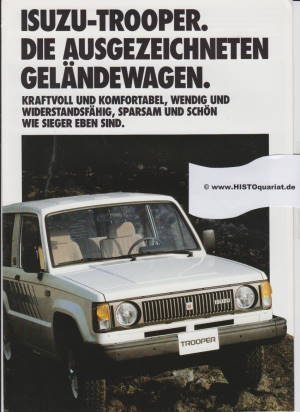 Wendig: Isuzu Trooper Prospekt 1985 -1103*