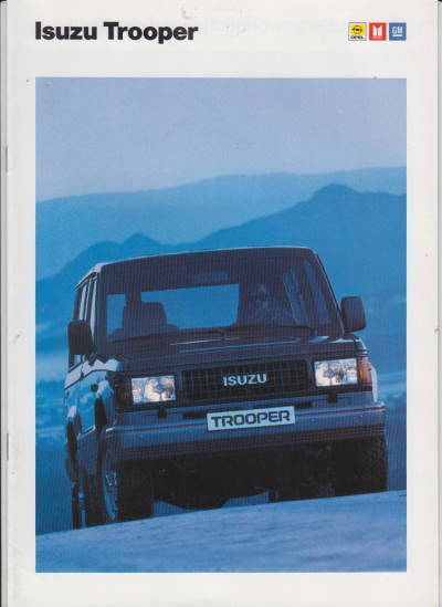 Isuzu Trooper Autoprospekt