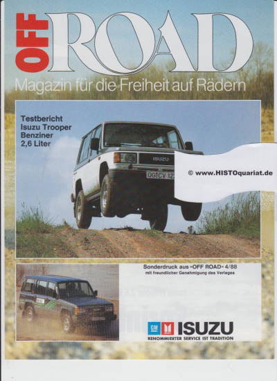 Isuzu Trooper Testbericht April 1988