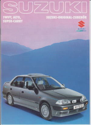 Suzuki Swift Alto super Carry Prospekt Zubehör 1990- Histoquariat