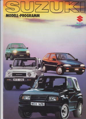 Suzuki Modell-Programm Prospekt 1188*